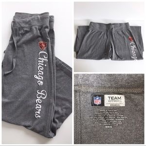 Chicago Bears wide leg sweats NFL Team Apparel Med
